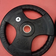 25kg Olympic Black Trigrip Plates