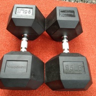95lbs Hex Dumbbell Pair for Home Exercise / Gym Equipment (JeRS AC)