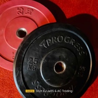 Sale Sale Sale Sale  1 pair 25kg Bumper Plate - 3,800 Issue: Different Color Different Brand
