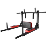 Home Gym Chin up pull up / Dip Station wall mount fitness exercise equipment / Multifunction Pull Up Dip Station