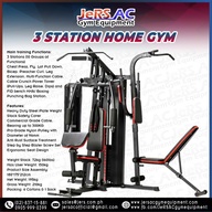 JersAC Gym Equipments - 3 Station Elite Home Gym