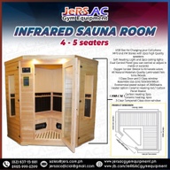 JersAC Gym Equipments - Dry Sauna infrared Steam Room / Sauna Room Good for 4 to 5 Seaters