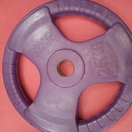 25kg Olympic Tri grip Colored -3,999
