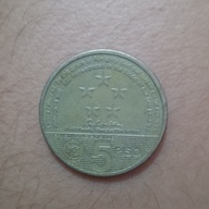 Leyte Gulf Landing 5 peso coin