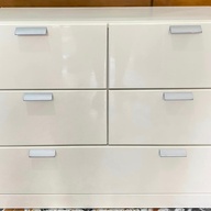 White 5 Drawer Cabinet