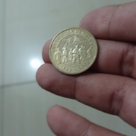5peso coin,leyte gulf landing 1944-2014