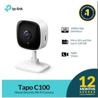 Tp-Link Tapo C100 Home Security Wi-Fi Camera 1080P