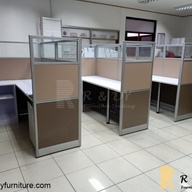 Modular Office Partition and Table- L type Table