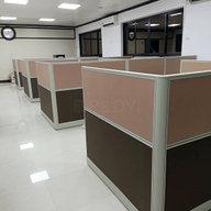 Modular Office Partition and Table