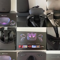 Oculus Quest 128GB VR Headset All-In-One Game Headset System Black Pre-owned ( w/ box and travel official Case)