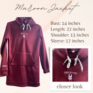 Maroon Hoodie Jacket