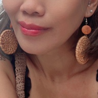 Woven Rattan Earrings