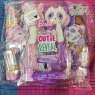 Barbie Cutie Reveal Gift Set with 2 Dolls & 2 Pets, Cozy Cute Tees Slumber Party with 35+ Surprises
