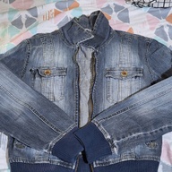 Denim bomber jacket