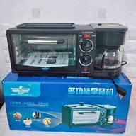 Coffee maker with oven