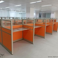 WORKSTATION/ PANEL PARTITION AND TABLE/ CUBICLE- CUSTOM COLOR