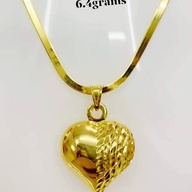 18k Pawnable Gold Necklace with Pendant