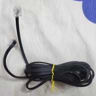 Black RJ11 Telephone Cable