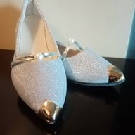 Flat shoes /silver