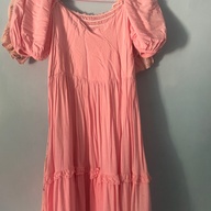 Baby pink dress