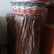 Wooden stool/plant holder