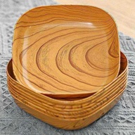 KITCHENWARE PLASTIC WOODEN DESIGN SQUARE