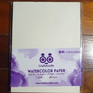 CRAFTDOODLE Watercolor Paper Cards (Cream)