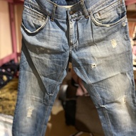 D&G tattered jeans