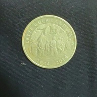 1944-2014 old five peso coin