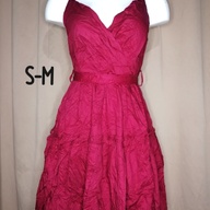 Elegant red mini dress