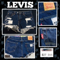 Levis ripped short