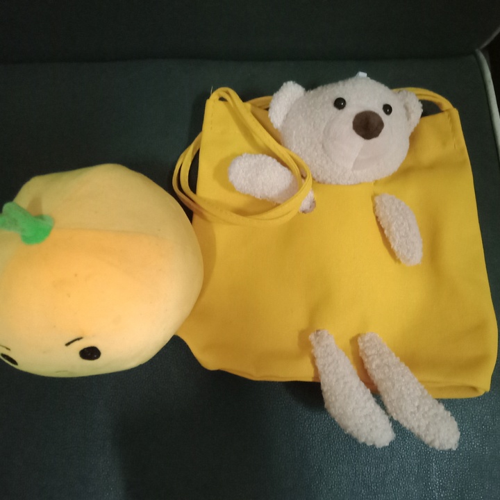 Stuffed toy and bag at 180.00 from Quezon City. LookingFour Buy & Sell Online