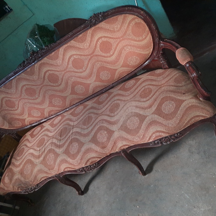 used narra sofa at 1500.00 from Quezon City. LookingFour Buy & Sell