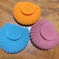 Crochet Shell coins purse