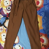 Trouser with belt