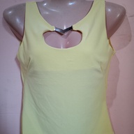 Sexy Top Yellow Size: Small to Medium