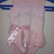 Princess dress 0-3mos