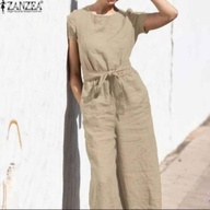 Zanzea Women Summer Citton Playsuit/Jumpsuit