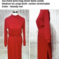 Orig Zara Long Red Dress