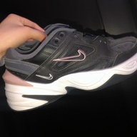 nike m2k tekno black and pink