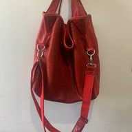 Red sling bag