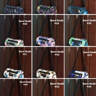Barrel bags.