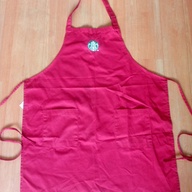 Mich.preloved red apron