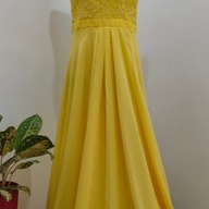 Yellow long dress