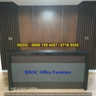 CUSTOMIZED RECEPTION COUNTER | OFFICE PARTITION OFFICE FURNITURE