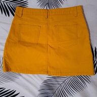 Urban mustard maong skirt