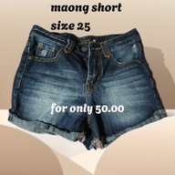 Maong Shorts