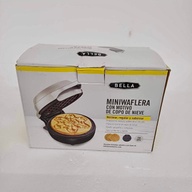 Bella Mini Waffle Maker Snowflake Silver 110v