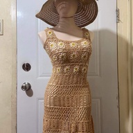 Crochet bodycon dress