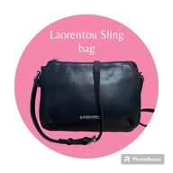 Preloved Laorentou sling bag authentic leather